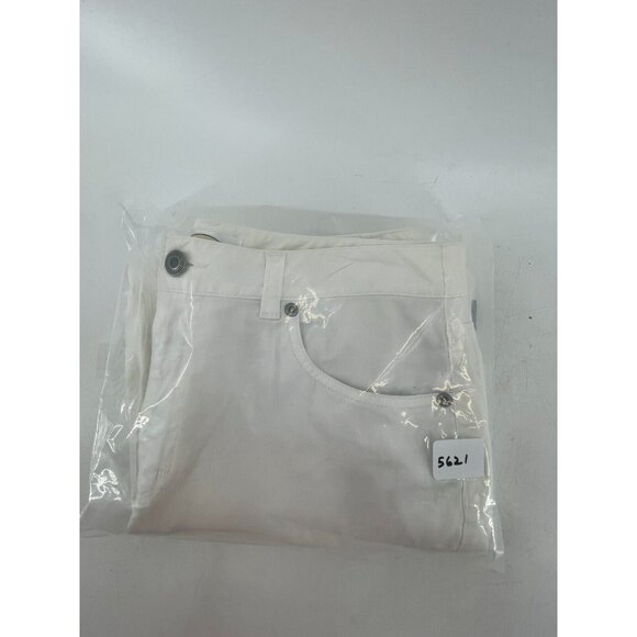 Talbots Women's White Stretch Crop Chino Pants Jeans Summer Size 6 - Picture 14 of 14